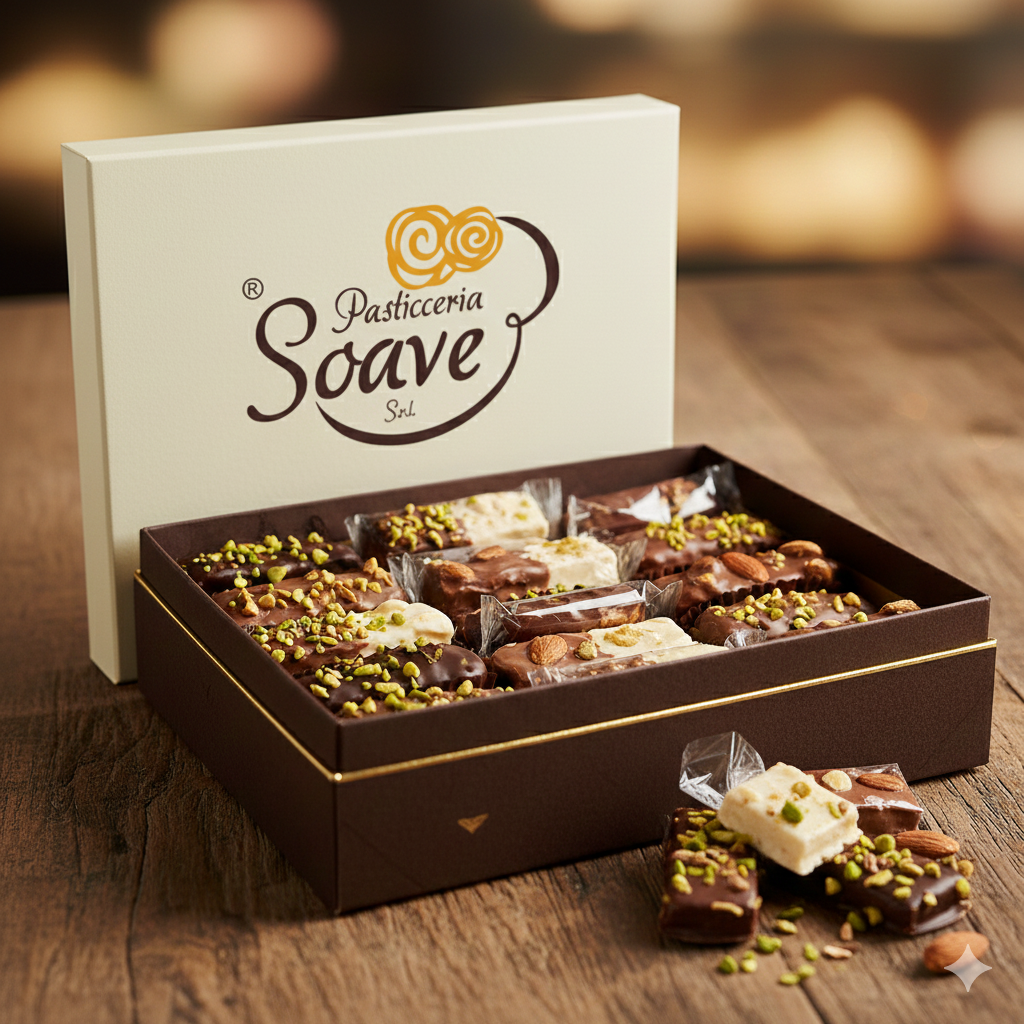 Torroncini siciliani al cioccolato