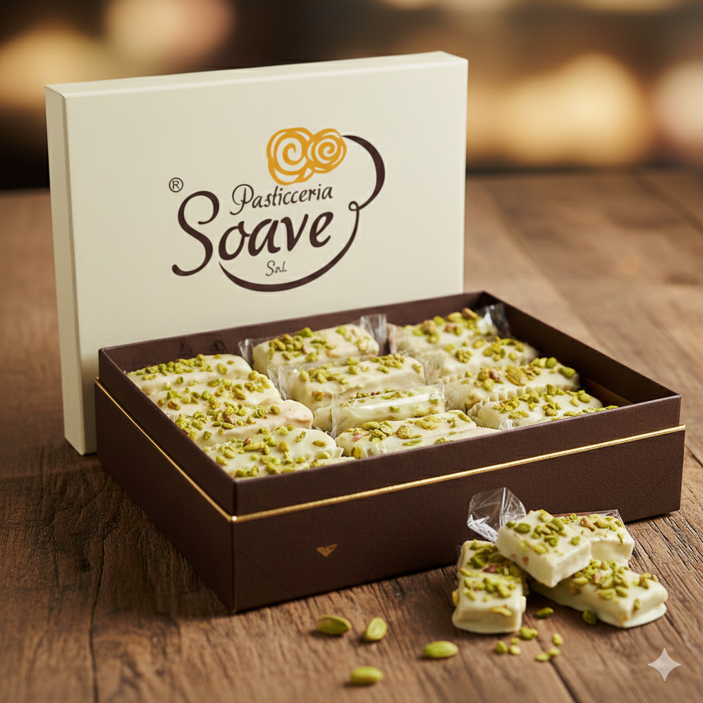 Torroncini siciliani al pistacchio